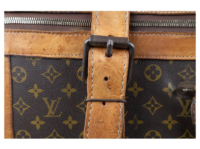 Borsa da viaggio Louis Vuitton Monogram Stratos 60 - Anni '80 Marrone - vista 6