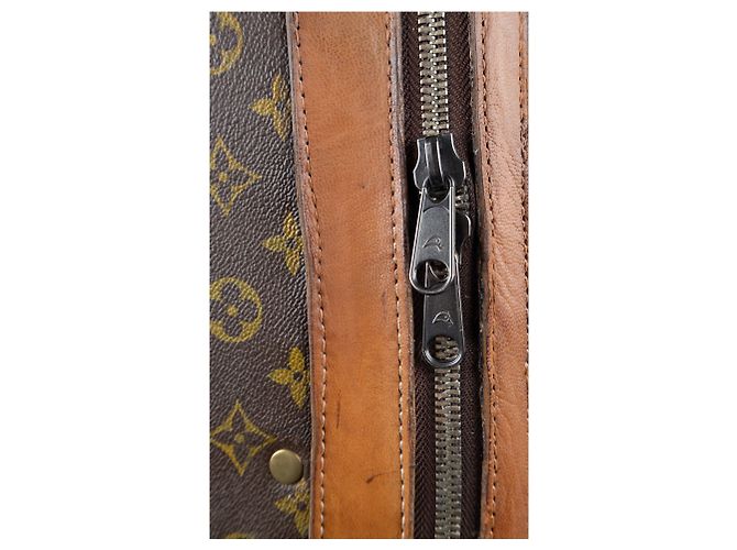 Borsa da viaggio Louis Vuitton Monogram Stratos 60 - Anni '80 Marrone - vista 7