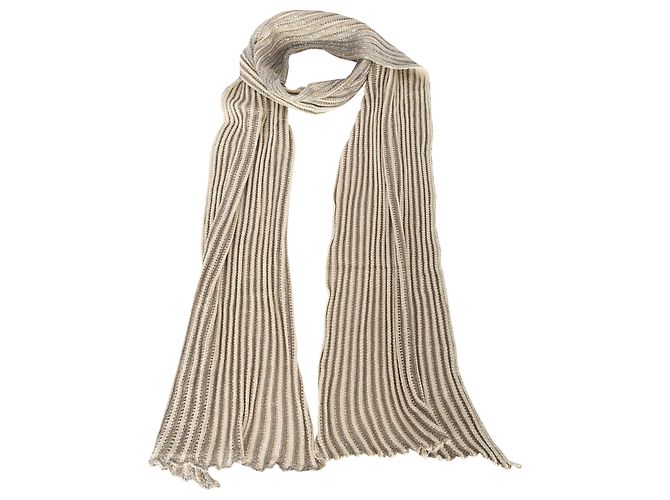 Foulard in maglia a righe Missoni - Anni '10 D'oro Metallico - vista 2