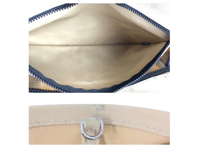 Sac fourre-tout en toile Marc Jacobs Beige Noir Marron - vue 6