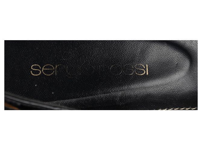 Sandali con zeppa Sergio Rossi - '10s Nero - vista 6