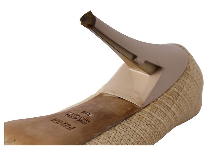Décolleté asimmetriche con fiocco Fendi - '10s Marrone Beige - vista 5