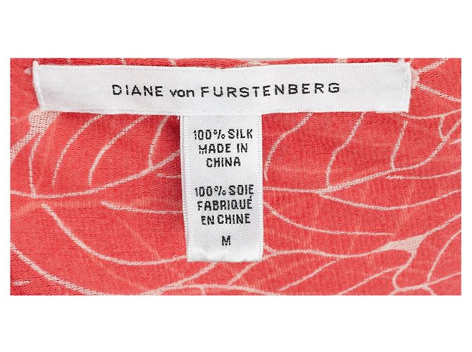 Top Stampato Diane Von Furstenberg - Anni '10 Rosa - vista 3