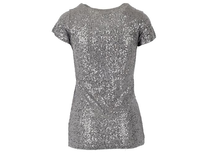 T-shirt con Paillettes DKNY - Anni 00 - vista 2