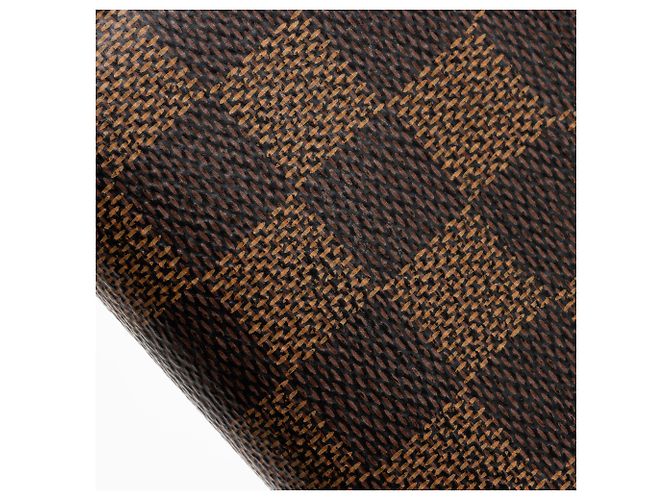 Portafoglio Sarah Damier Ebene Louis Vuitton Marrone - vista 9