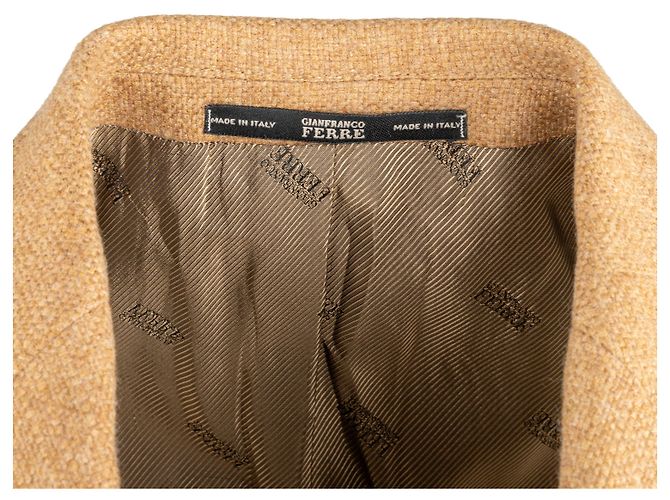 Blazer Camel Gianfranco Ferré - Anni 2000 Marrone - vista 4