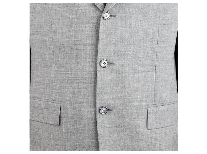 Corneliani Wool Blazer - '00s Grey - vista 3