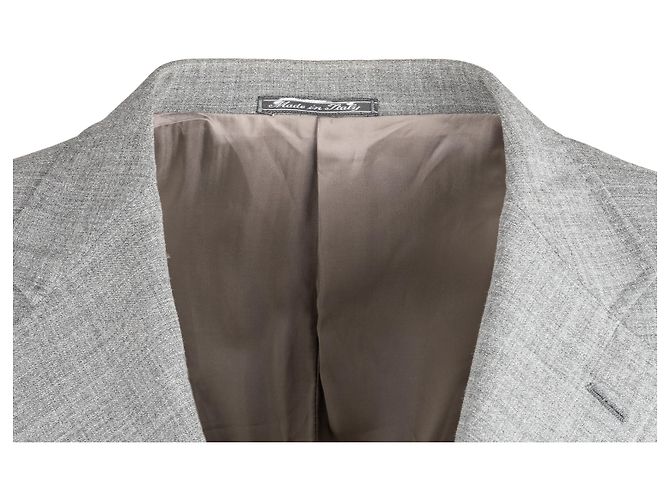 Corneliani Wool Blazer - '00s Grey - vista 4
