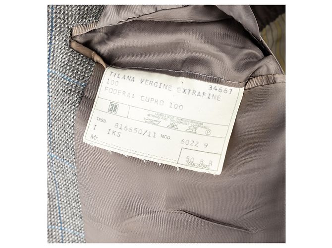 Corneliani Wool Blazer - '00s Grey - vista 7