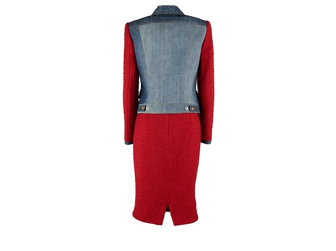 Set in Denim e Lana Dolce & Gabbana - '10s Rosso - vista 2