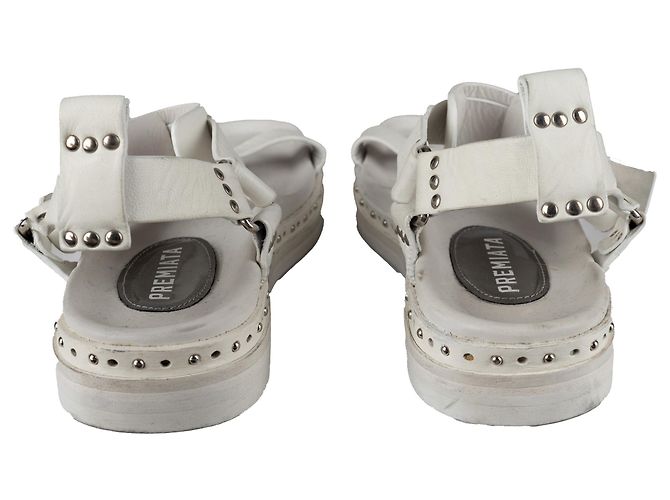 Autre Marque Sandali con cinturino borchiato Premiata - '10s Bianco - vista 4