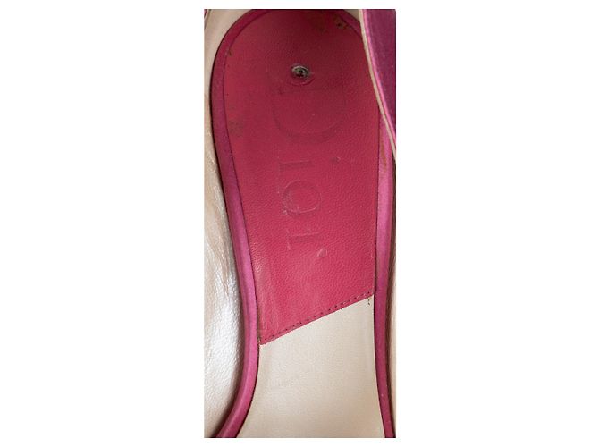 Miss Dior Escarpins Peep-Toe Dior - Années 10 Rose - vue 5