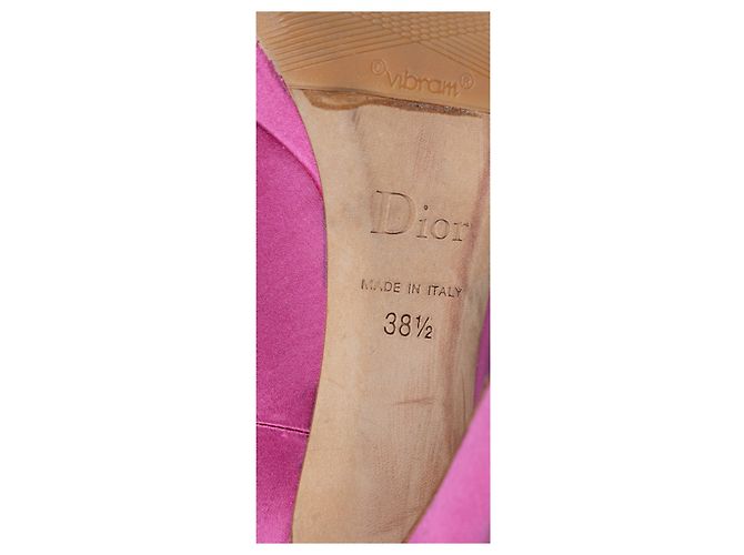 Miss Dior Escarpins Peep-Toe Dior - Années 10 Rose - vue 6