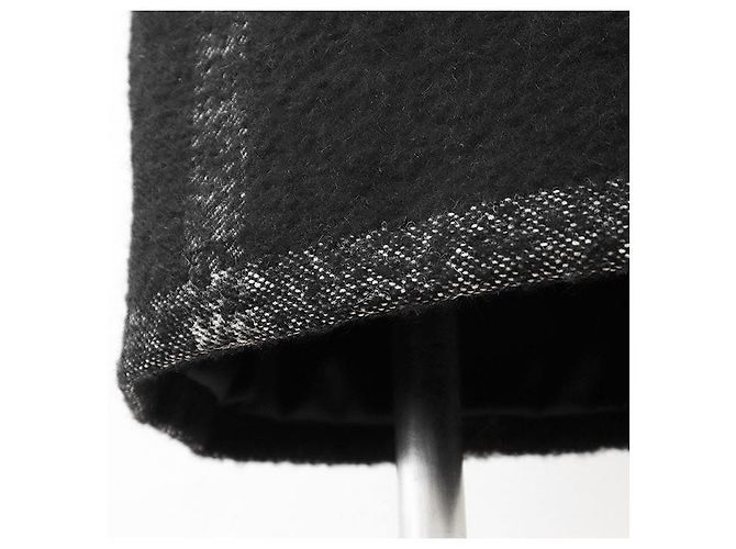 Dolce & Gabbana Dolce Gabbana Kleid aus Mischwolle mit floraler Spitze Schwarz - Ansicht 5