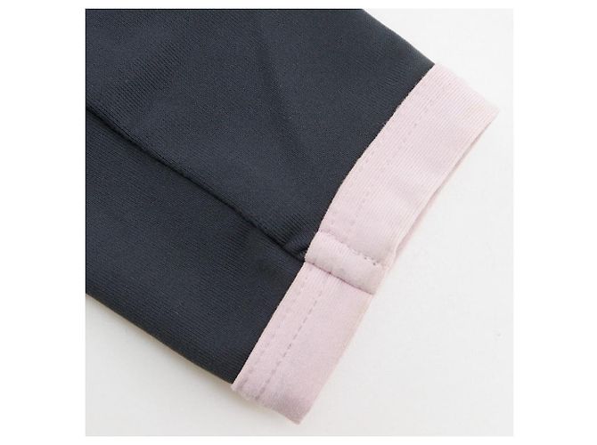 Timeless Cardigan in nylon e poliuretano Chanel Coco Mark Rosa Grigio - vista 7