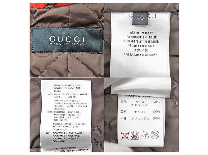Abrigo de lana Gucci Roja - vista 10