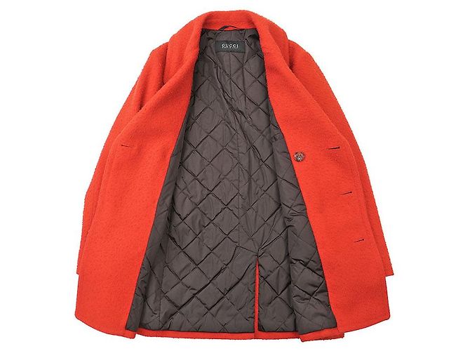 Abrigo de lana Gucci Roja - vista 8