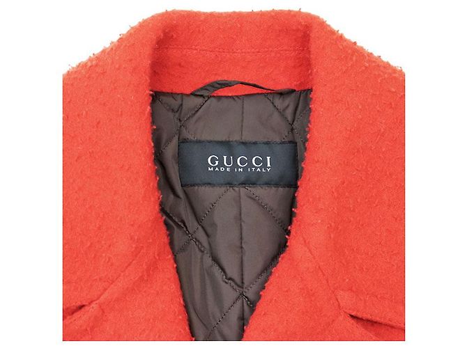 Abrigo de lana Gucci Roja - vista 9