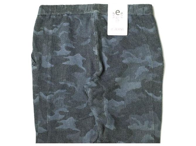 Autre Marque PANTALONES DE ALGODÓN FÁCILES HONEYCOMB Azul - vista 6