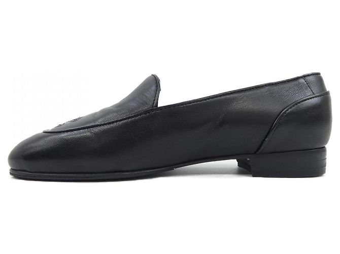 Chanel Lederschuhe Schwarz - Ansicht 2