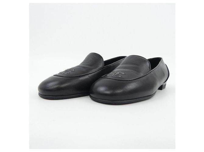 Chanel Lederschuhe Schwarz - Ansicht 3
