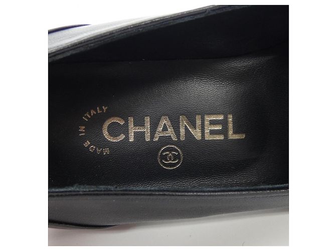 Chanel Lederschuhe Schwarz - Ansicht 6