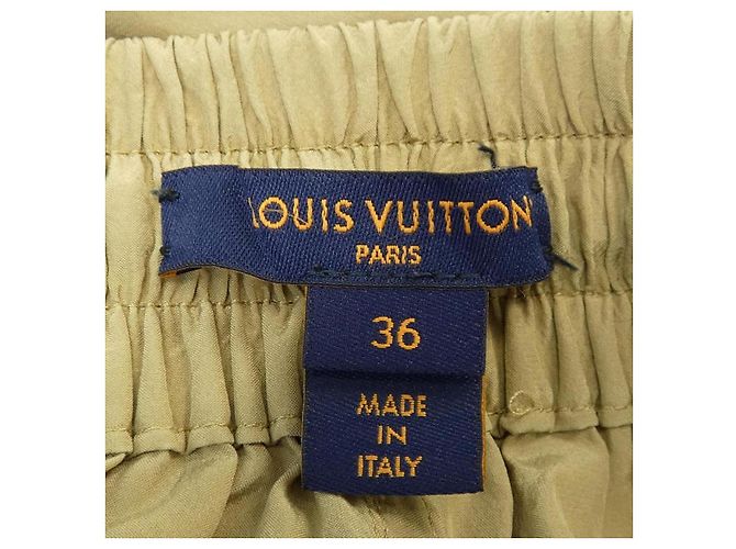 Pantaloni cargo color block Louis Vuitton Beige - vista 4