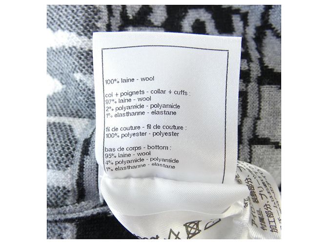 Top de punto Chanel Gris - vista 3