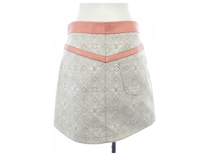 Rock Louis Vuitton SINCE1854 Pink Weiß Beige - Ansicht 2
