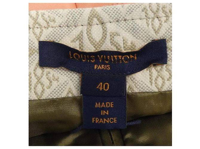 Rock Louis Vuitton SINCE1854 Pink Weiß Beige - Ansicht 5
