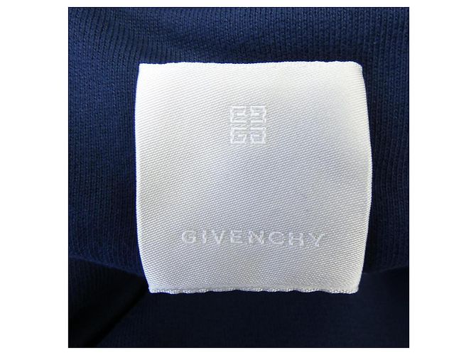 Hoodie Givenchy BWJ03M3YAC Blanco Azul Azul marino - vista 4