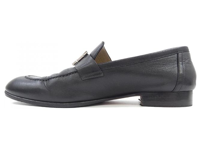 Hermès Paris Chevre Schuhe Schwarz - Ansicht 2