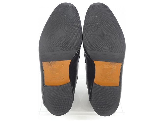 Hermès Paris Chevre Schuhe Schwarz - Ansicht 4