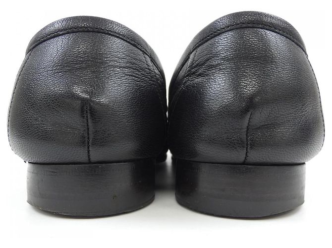 Hermès Paris Chevre Schuhe Schwarz - Ansicht 5