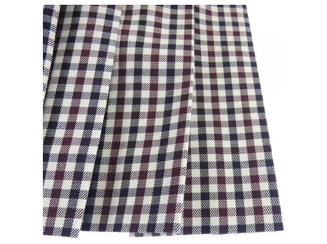 Falda de mezcla de lana Miu Miu Negro Roja Beige - vista 6