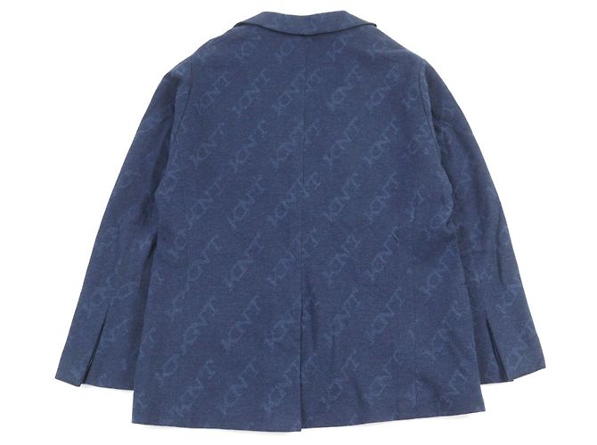 Autre Marque Chaqueta a medida con estampado de logo Kiton en toda la superficie - vista 4