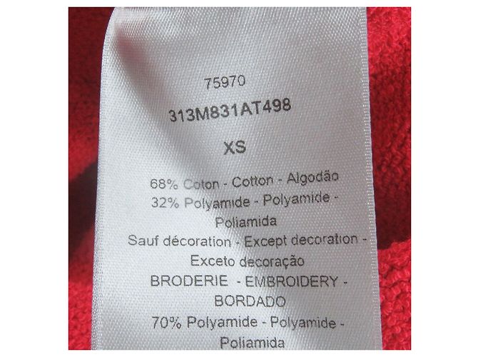 Camisa Polo Dior×ERL de Algodón Roja - vista 8