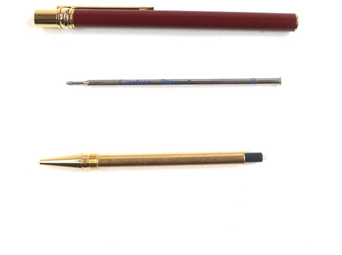 Bolígrafo Cartier Trinity Castaño - vista 4