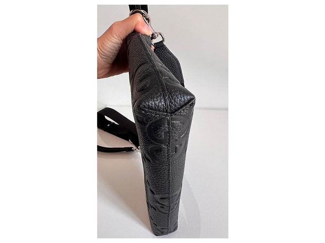 Borsa a tracolla media in pelle Jumbo GG di Gucci Nero - vista 7