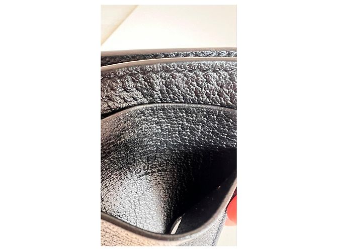 Gucci leather wallet for men Black - view 4