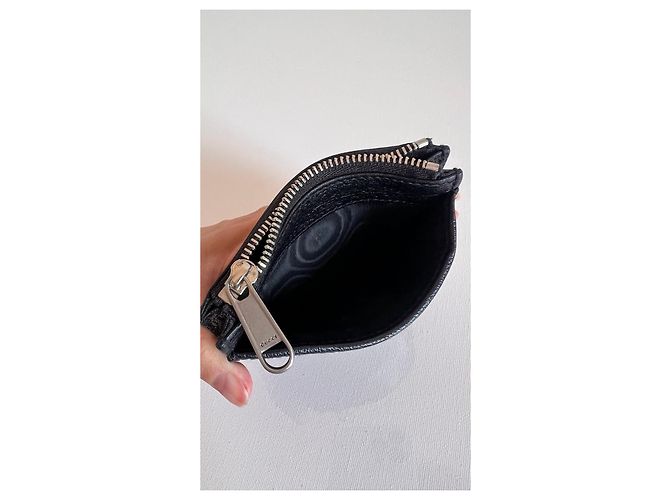 Gucci leather wallet for men Black - view 5