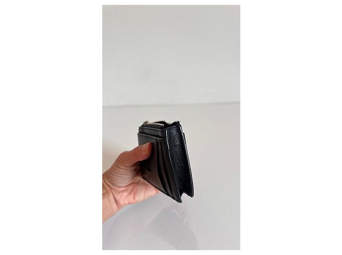 Gucci leather wallet for men Black - view 7