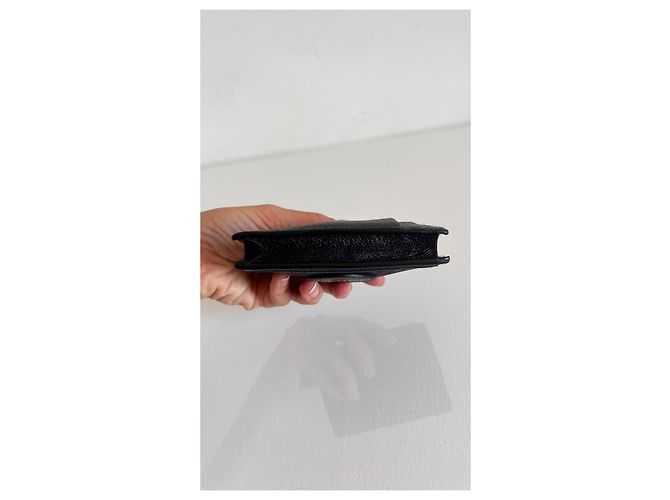 Gucci leather wallet for men Black - view 8