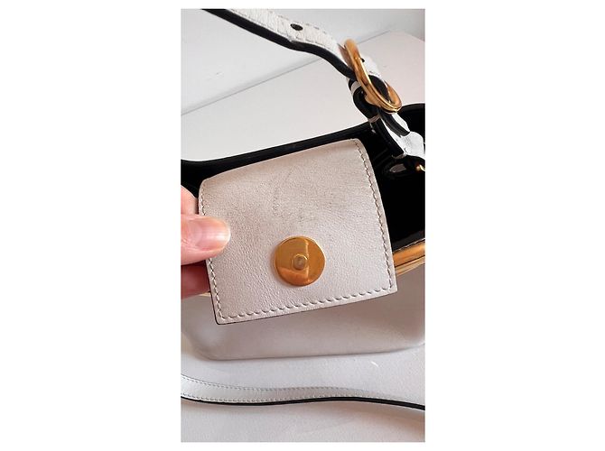 Borsa a secchiello VLOGO Valentino Garavani Bianco - vista 7