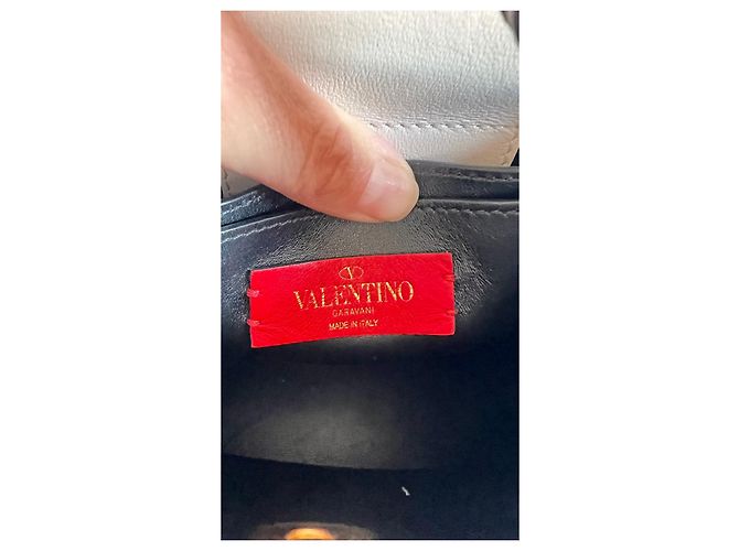 Borsa a secchiello VLOGO Valentino Garavani Bianco - vista 8