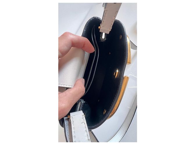 Borsa a secchiello VLOGO Valentino Garavani Bianco - vista 9