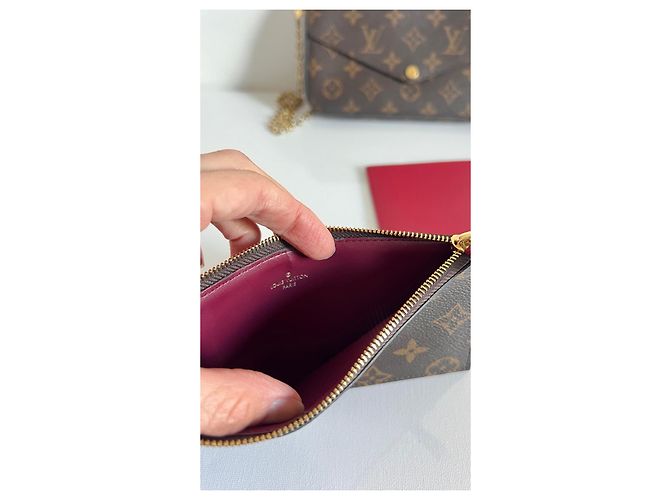 Pochette Félicie Pochette Felicie Monogram Louis Vuitton Marrone - vista 11