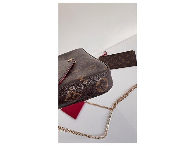 Pochette Félicie Pochette Felicie Monogram Louis Vuitton Marrone - vista 19