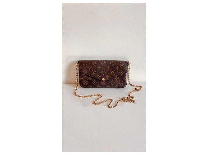 Pochette Félicie Pochette Felicie Monogram Louis Vuitton Marrone - vista 2