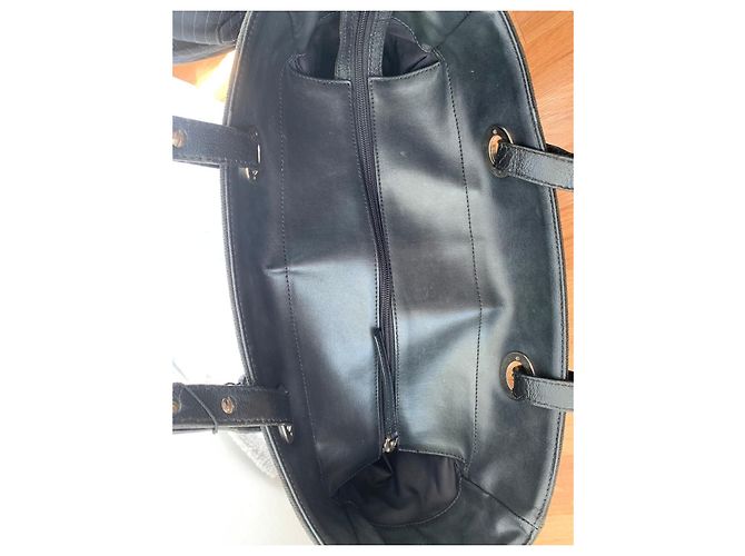 Borsa a mano Chanel Paris Biarritz in pelle nera Nero - vista 7